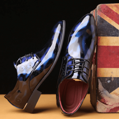 🐦Early Bird Offer🎁--🎉Mens Stylish Comfortable Non Slip Leather Oxfords Dress Shoes