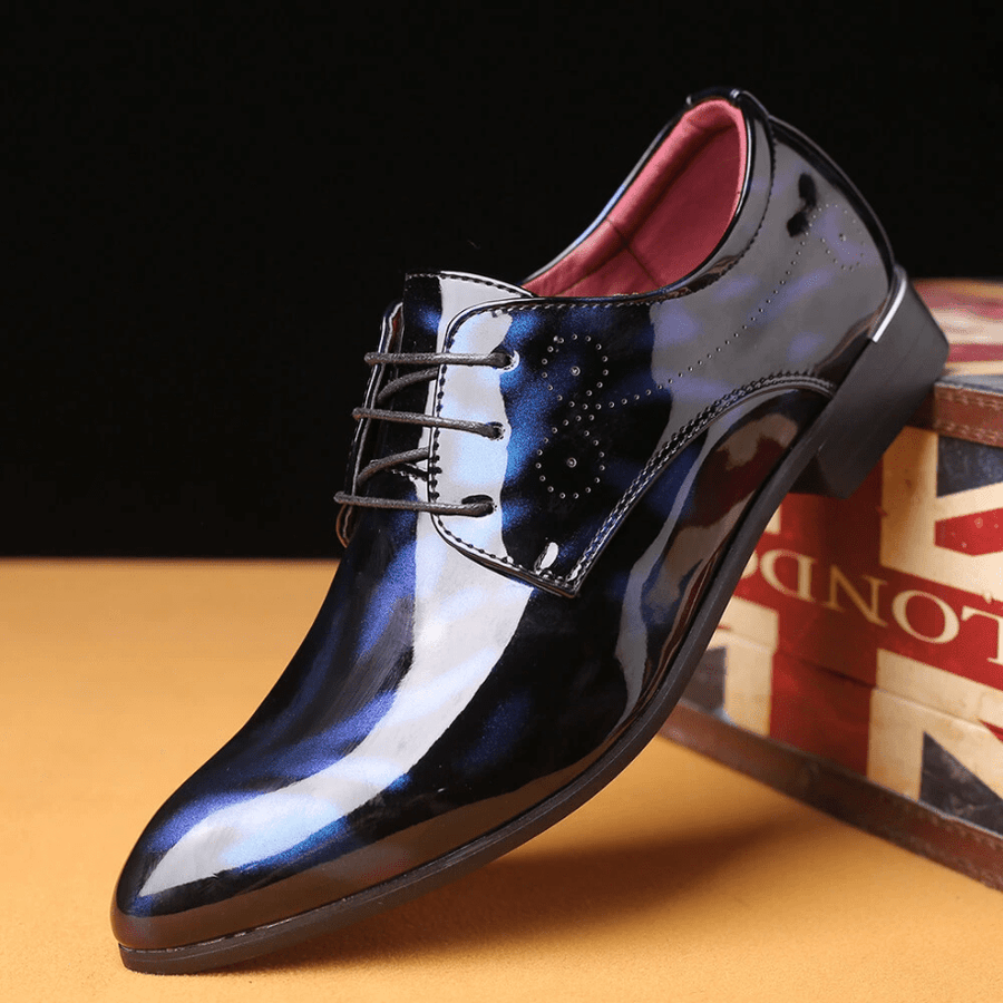 🐦Early Bird Offer🎁--🎉Mens Stylish Comfortable Non Slip Leather Oxfords Dress Shoes